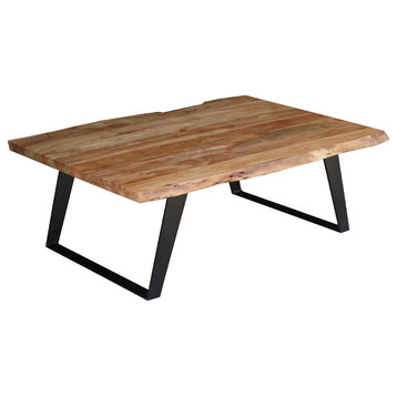 Timbergirl solid wood live edge coffee table