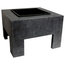 Square Fire Pit with Fibre Clay Console, Granite