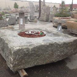 Reclaimed Granite Specialty Items - Fire Pits