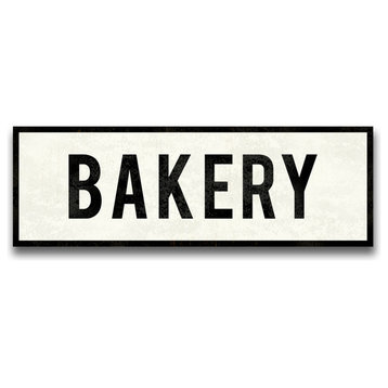 Canvas Bakery Sign, Kitchen Sign, Vintage Kitchen Art, 20x60