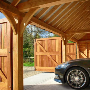 3 Bay Oak Framed Garage