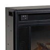 43" Electric Fireplace Insert With Log Set Look, Black