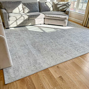 Hardwood Installation and Rug Install