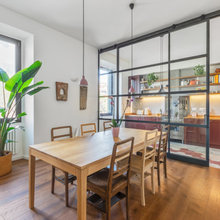 Open Space Dolce: 8 Pareti Vetrate tra Cucina e Living