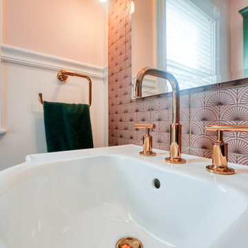 Vivid Pink Bathroom