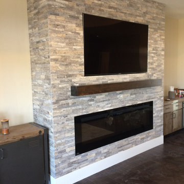marble fireplace