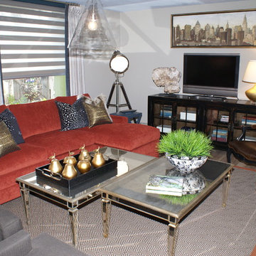 Industrial Modern Family Room