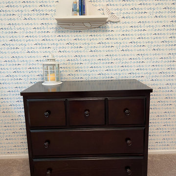 Whale-Inspired Nautical Toddler Room - AFTER