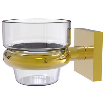 Montero Wall Mounted Votive Candle Holder, Polished Brass