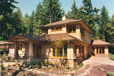 Arts and crafts exterior home photo in Other