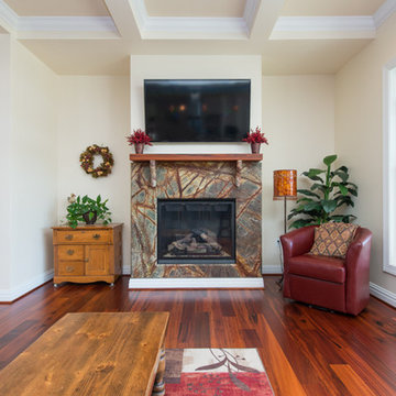 Rainforest Brown Granite- Waterfront Annapolis Home