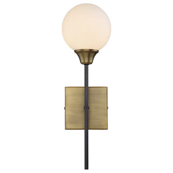 Savoy House Meridian 1 Light Wall Sconce M90003-79, Oiled Rubbed Bronze