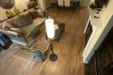 Inspiration for a living room remodel in Raleigh