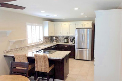 Kitchen - transitional kitchen idea in Other