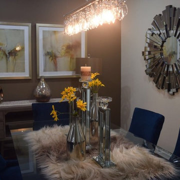 Blue Dining Rooom