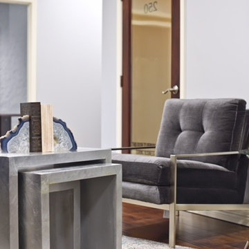 "Modern Elegance" Law Office Reception Area
