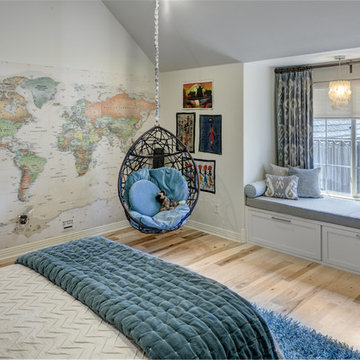 Teenage Bedroom with Worldly Flair, by Aubrey Pate, ASID, Julie Wait Designs