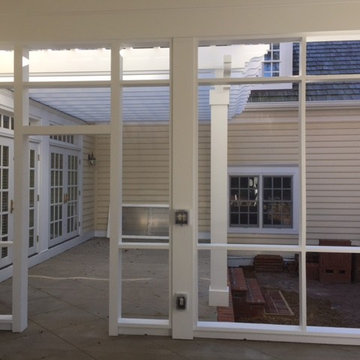 White Screen Tight system Screen Porch