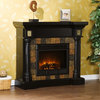 Holly and Martin Weatherford Convertible Electric Fireplace, Black