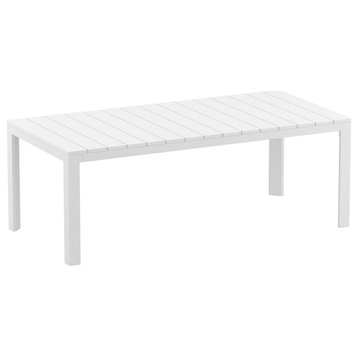 Atlantic XL Dining Table 83, 110" Extendable White