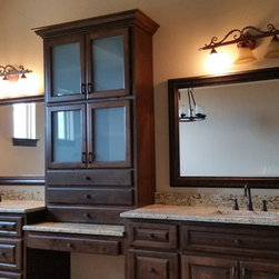 Chocolate Knotty Alder - Kitchen Cabinetry