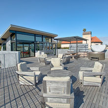 Grey deck stain
