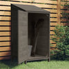 vidaXL Outdoor Storage Shed Garden Shed Wooden Storage Anthracite Solid Fir Wood
