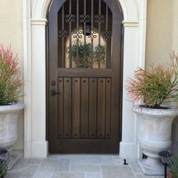 Custom Wood Gate by Garden Passages