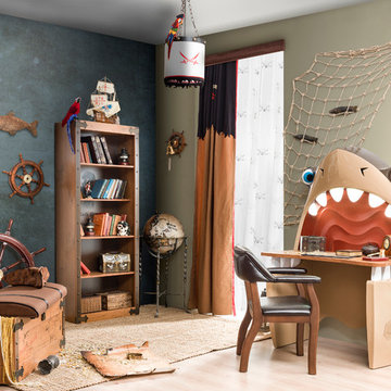 Pirate ship bedroom