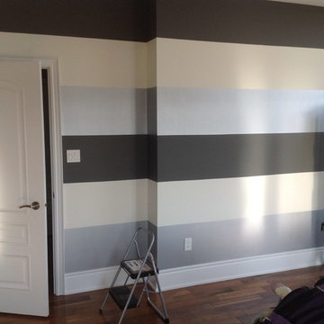 Bedroom 2 - After 2 - Horizontal Stripes