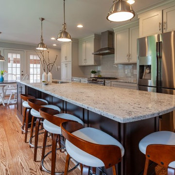 Villanova Renovation--Family Kitchen and Living Space