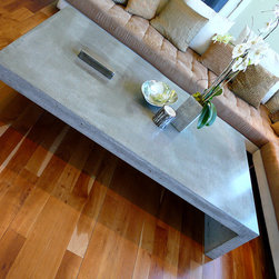 Concrete Ledge Modern Cocktail Table - Products
