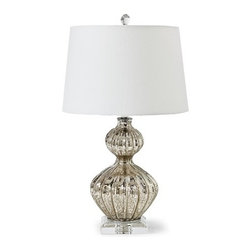 Regina AndrewAntique Mercury Glass Ripple Lamp - Products