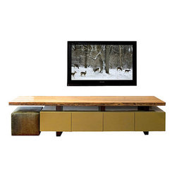 300-04PCK Slab Entertainment Unit - Entertainment Centers And Tv Stands