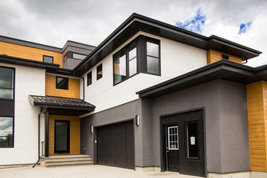 Minimalist home design photo in Edmonton