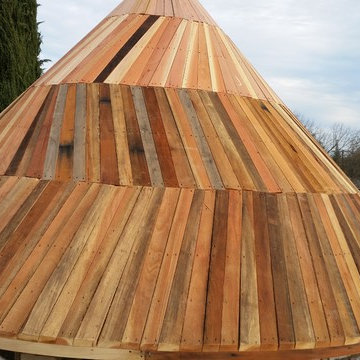 Old World Slate and Copper Turret