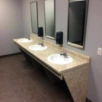 Laminate Sports Complex Bathroom