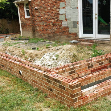 Foundation, Brick Skirt & 2 Sets of Steps