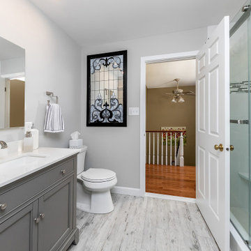 Hall Bath with Second Floor Laundry