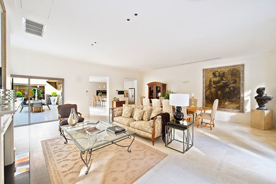 Photo of a modern living room in Sunshine Coast.
