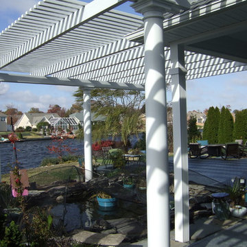 Backyard Oasis "3 Pergolas and a covered Porch"