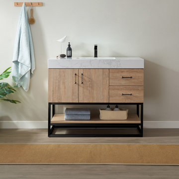 Alistair Vanity with Black Hardware