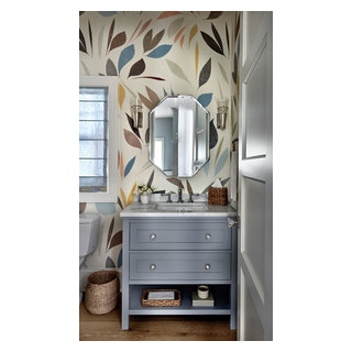 Cupcake Cosmos - Beach Style - Powder Room - Chicago - by Laurie ...