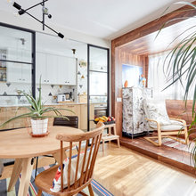 Houzz Tour: A Narrow Flat Reworked to Create an Open, Airy Home
