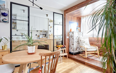 Houzz Tour: A Narrow Flat Reworked to Create an Open, Airy Home