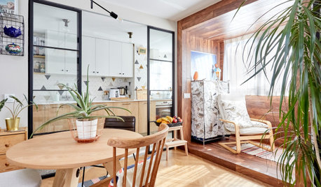 Houzz Tour: A Narrow Flat Reworked to Create an Open, Airy Home