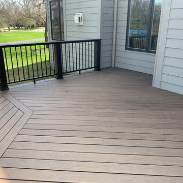 TimberTech Mocha Deck with Octagon in Wheaton, IL