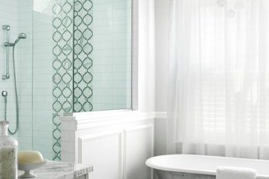 Bathroom - shabby-chic style bathroom idea in St Louis