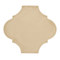 Tuileries Arabesque in Chamois - Tile