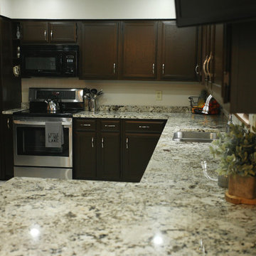 Dark Stain Cabinetry